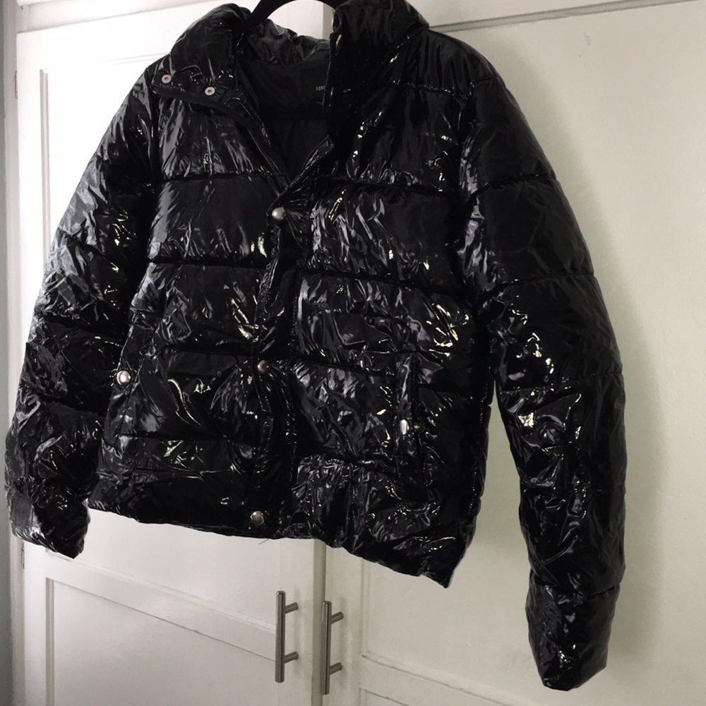 Puffy black jacket